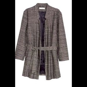 H&M Long Jacket with the belt, 12